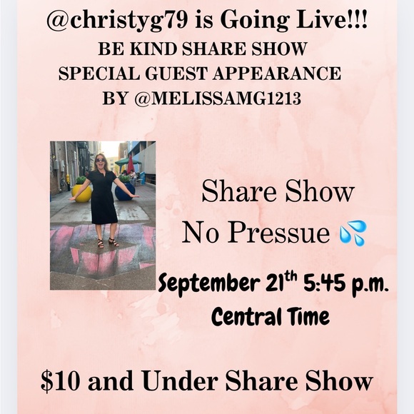 $10 and Under Share show! Sept. 21st. 5:45 pm. @MELISSAMG1213 - Picture 1 of 14